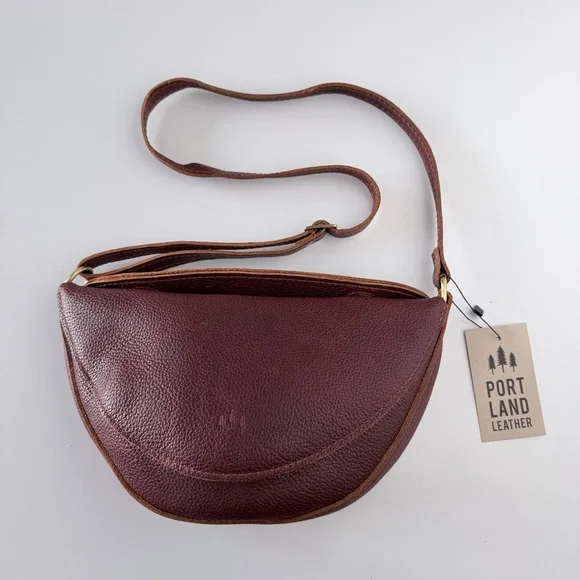 NWT Portland Leather Koala Sling Bag Medium in Nutmeg - Picture 4 of 14